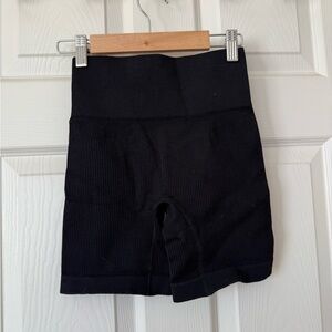 Black Women's High-Waisted Shorts